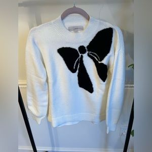 Adorable 🥰 soft Loft sweater with sweet bow detail.